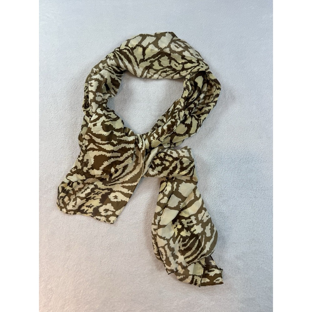 Adrienne Vittadini + Animal Print Scarves Bundle Women Leopard Abstract Dopamine